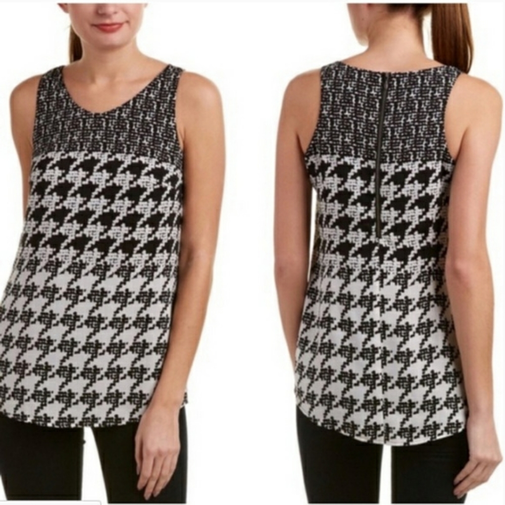 Cabi Broken Check HoundstoothTank Top